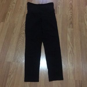 Black skinny leg work pants- Medium